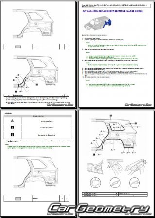   Toyota Sequoia Hybrid (VXKH80 VXKH85) 2023-2030 Collision Repair Manual