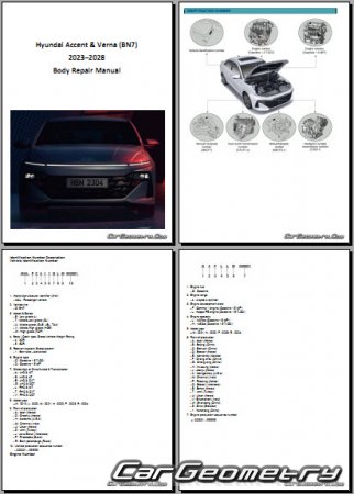   Hyundai Accent & Verna (BN7) 2023-2028 Body Repair Manual