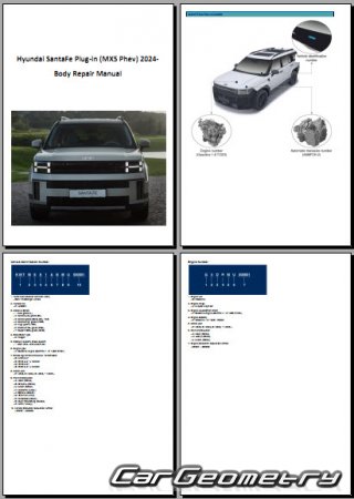 Hyundai SantaFe Plug-in (MX5 Phev) 2024-2031 Body Repair Manual