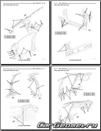 Chrysler 300M (LH) 19982004 Body dimensions