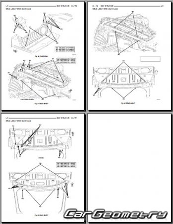 Chrysler 300M (LH) 19982004 Body dimensions