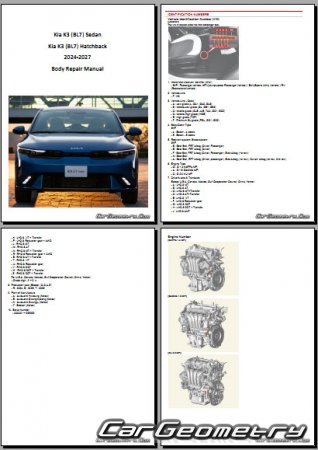   Kia K3 (BL7) 2024-2027 Body Repair Manual