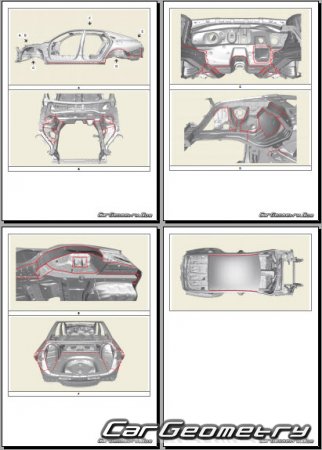   Kia K8 HEV (GL3 HEV) 2021-2026 Body dimensions