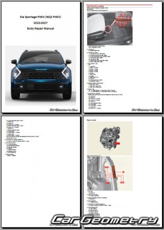 Kia Sportage PHEV (NQ5 PHEV) 2022-2027 Body Repair Manual