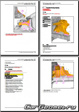   Audi Q4 e-tron (F4B) Sportback 2021-2027 Body Repair Manuals