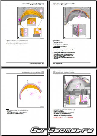   Audi Q4 e-tron (F4B) Sportback 2021-2027 Body Repair Manuals