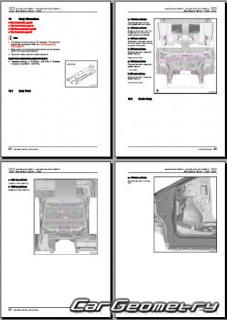   Audi Q4 e-tron (F4B) Sportback 2021-2027 Body Repair Manuals