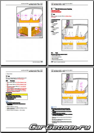   Audi Q4 e-tron (F4B) Sportback 2021-2027 Body Repair Manuals