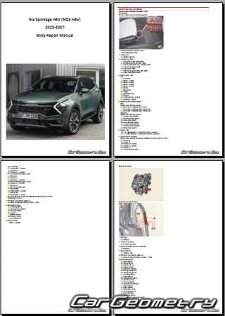   Kia Sportage HEV (NQ5 HEV) 2022-2027 Body Repair Manual