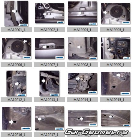 Mazda Familia (BH) 1994-1996 (RH Japanese market) Body dimensions