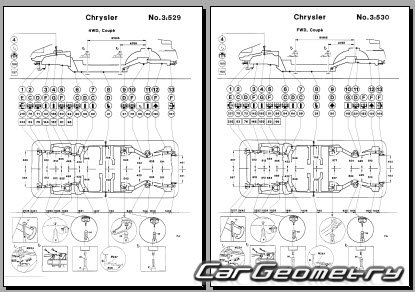 Mitsubishi GTO (Z15A Z16A) 1990-2001 (RH Japanese market) Body dimensions