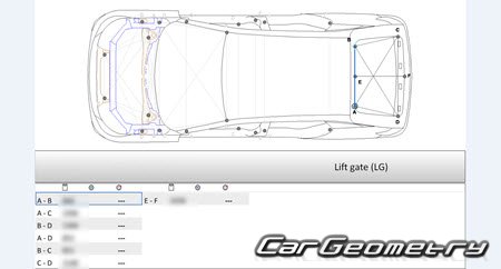 Nissan Ariya (FE0)  2020 (RH Japanese market) Body dimensions