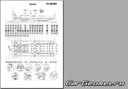 Toyota Hiace 1982-1989 (RH Japanese market) Body dimensions