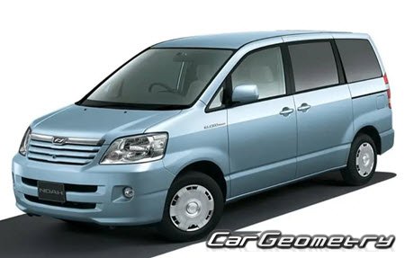   Toyota Noah 2001-2007,   Toyota Voxy 2001-2007