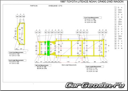 Toyota LiteAce Noah  Toyota TownAce Noah 19962001 (RH Japanese market) Body Repair Manual