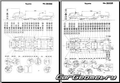 Toyota Corona (T140) 1982-1987 (RH Japanese market) Body dimensions