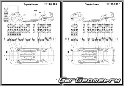 Toyota Platz 1999-2005 (RH Japanese market) Body dimensions