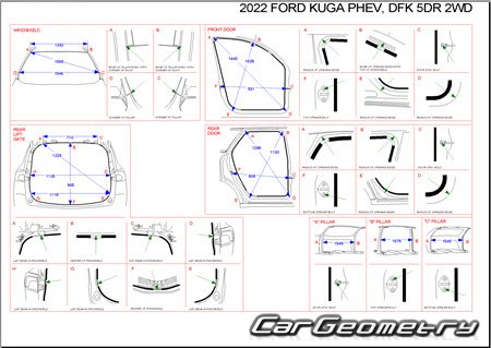   Ford Kuga 2020-2026 Body dimensions