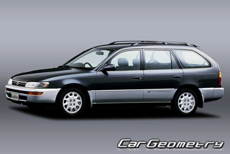   Toyota Corolla & Sprinter Van (E100) 1991-2002 ,       