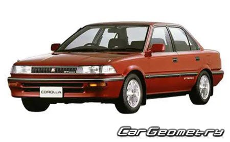   Toyota Corolla & Sprinter (E90) 1987-1991,       