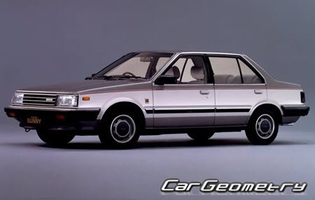   Nissan Sunny (B11) 1981-1985,   Nissan Laurel Spirit (B11) 1982-1985