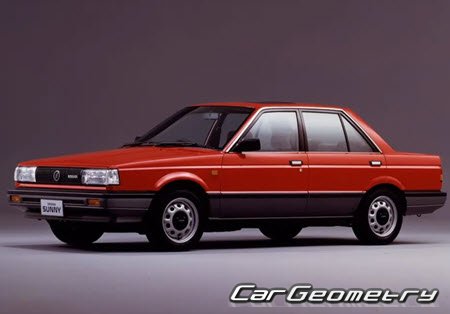   Nissan Sunny (B12) 1985-1989,   Nissan Laurel Spirit (B12) 1985-1989