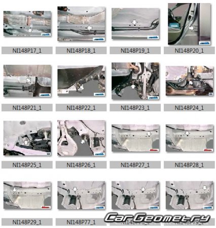   Nissan Stagea (M35) 2001-2007 (RH Japanese market) Body dimensions