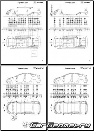 Toyota Prius (NHW20) 20032009 (RH Japanese market) Body dimensions