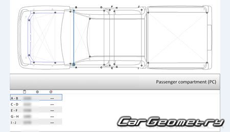   Chevrolet Colorado 2023-2032 Body dimensions