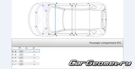 Nissan Note (E11) 20052012 (RH Japanese market) Body dimensions