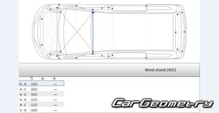 Nissan Serena (C26) 2010-2016 (RH Japanese market) Body dimensions