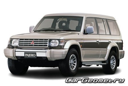   Mitsubishi Pajero (V14V V23 V24 V25 V26) 1991-1999,    