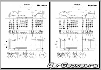 Mitsubishi Minica & Minica TOPPO 1993-1998 (RH Japanese market) Body dimensions