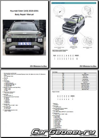   Hyundai Exter (AI3) 2023-2031 Body Repair Manual