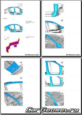   Volvo C40 (EC40) Recharge 2022-2028 Body dimensions