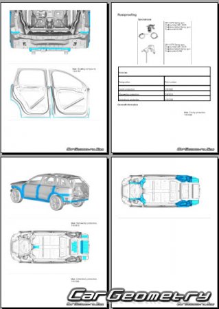   Volvo EX90 2024-2030 Body dimensions