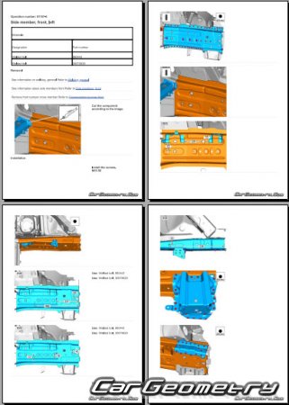   Volvo EX90 2024-2030 Body dimensions