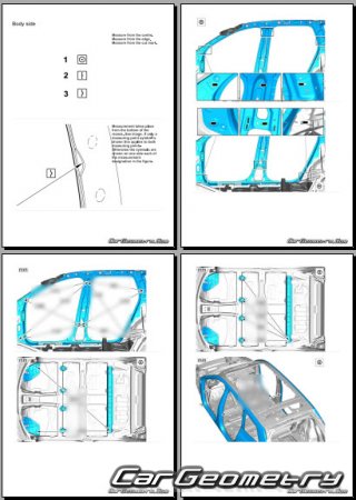   Volvo EX90 2024-2030 Body dimensions