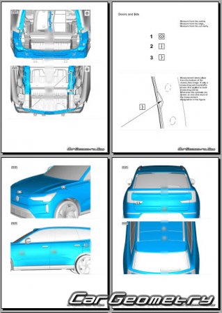   Volvo EX90 2024-2030 Body dimensions