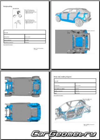   Volvo EX30 2024-2031 Body dimensions