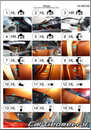 Nissan Note (E13) 2020-2026 (RH Japanese market) Body dimensions