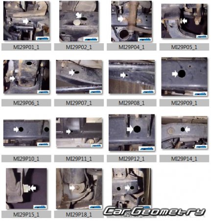 Mitsubishi Pajero II (5DR) 1991-1999 (RH Japanese market) Body dimensions