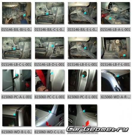 Mitsubishi Pajero Evolution (V55W) 19971999 (RH Japanese market) Body dimensions