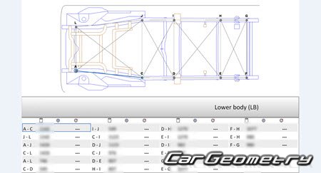 Mitsubishi Minicab Truck 1999-2014 (RH Japanese market) Body dimensions