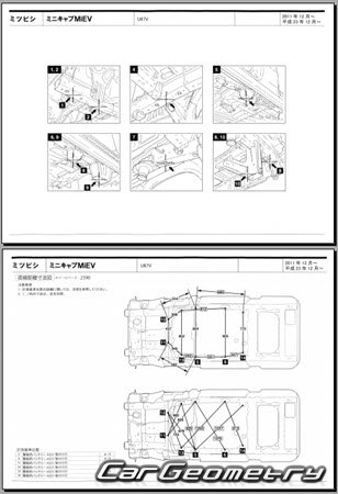 Mitsubishi Minicab MiEV (U67V) 2011-2023 (RH Japanese market) Body dimensions