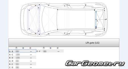 Mitsubishi Outlander PHEV (GN0W) 2022-2028 (RH Japanese market) Body dimensions