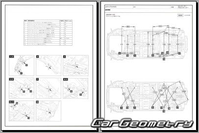 Mitsubishi Eclipse Cross (GK1W) 2018-2020 (RH Japanese market) Body dimensions