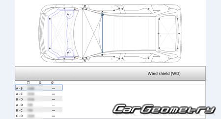 Mitsubishi Eclipse Cross (GK1W) 2018-2020 (RH Japanese market) Body dimensions