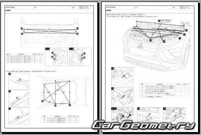 Mitsubishi Eclipse Cross (GK1W) 2021-2024 (RH Japanese market) Body dimensions