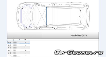 Mitsubishi Lancer Cargo (Y12) 2008-2017 (RH Japanese market) Body dimensions